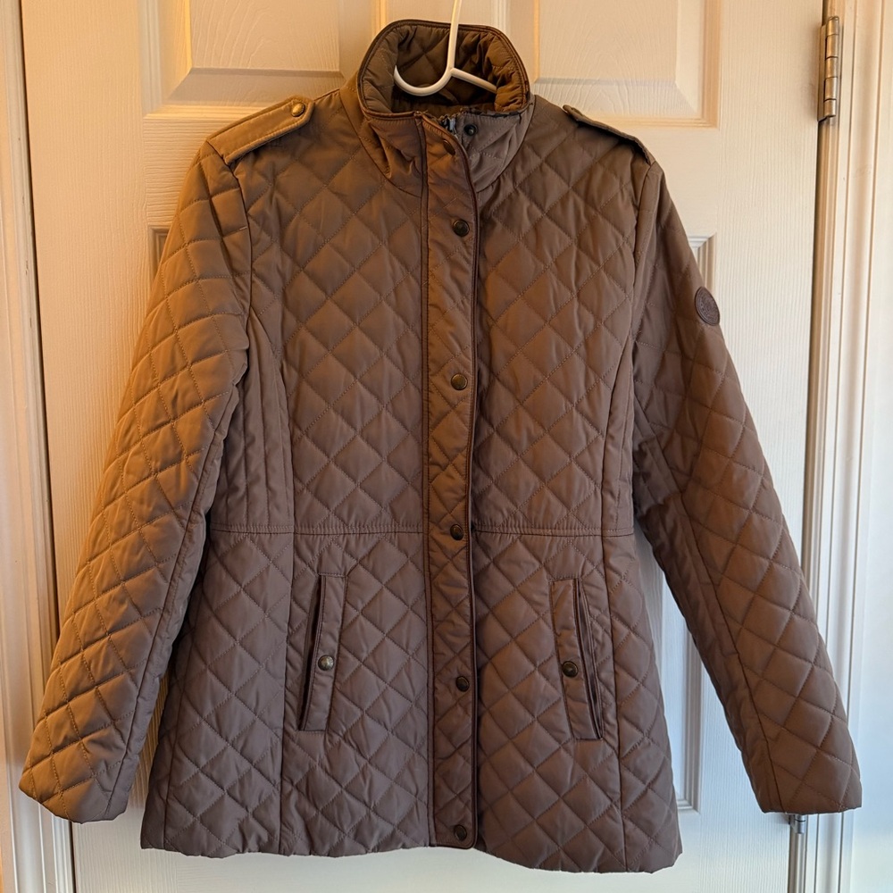 Ralph Lauren Quilted Tan Puffer Jacket
